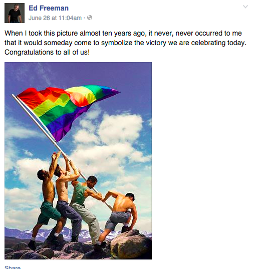 Artist Defends Using Iconic Patriotic Image To Make Gay Rights Statement Newsbusters